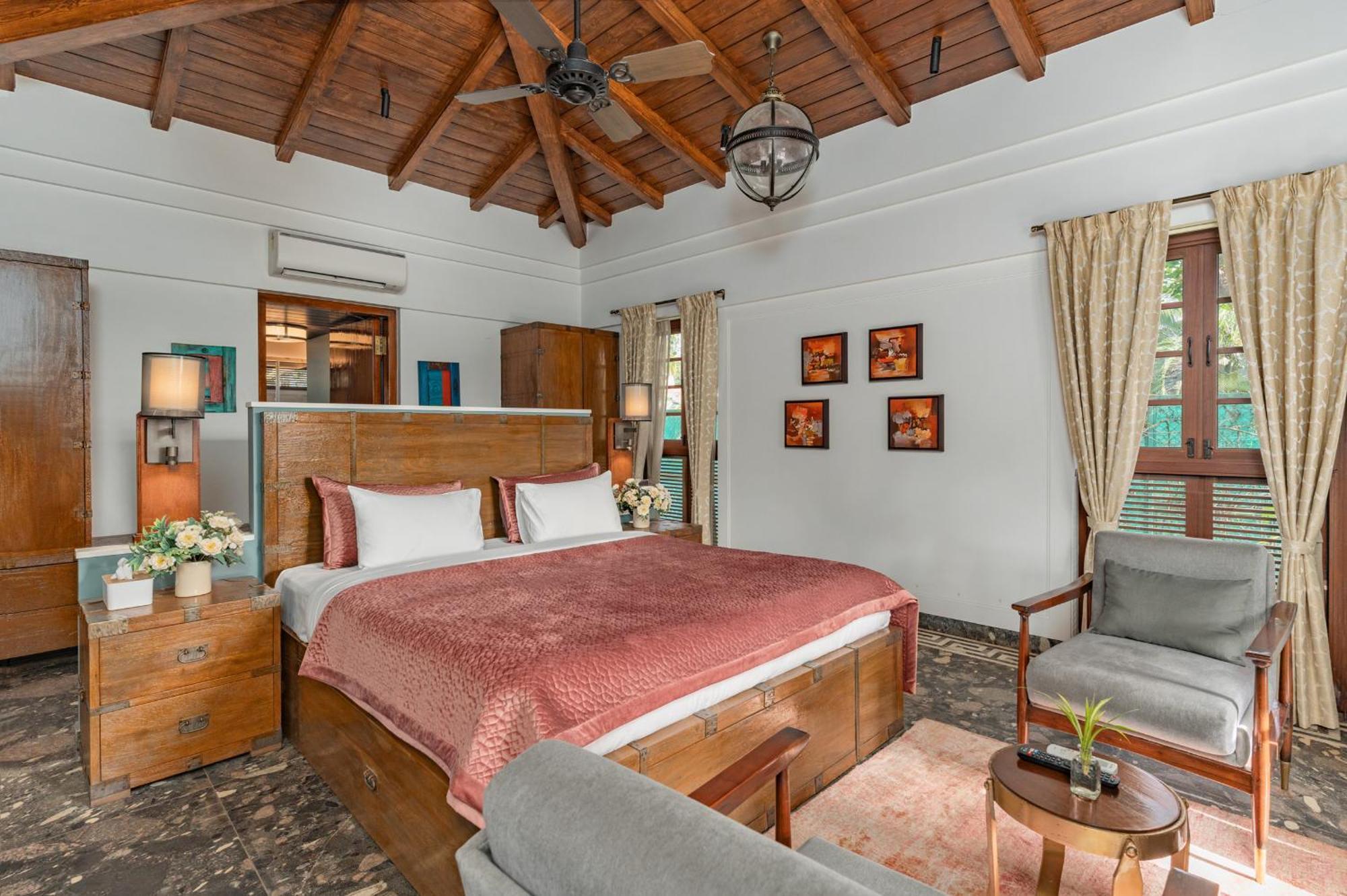Azara Beach House - 5 Bhk Designer Villa, Candolim Beach Exteriér fotografie